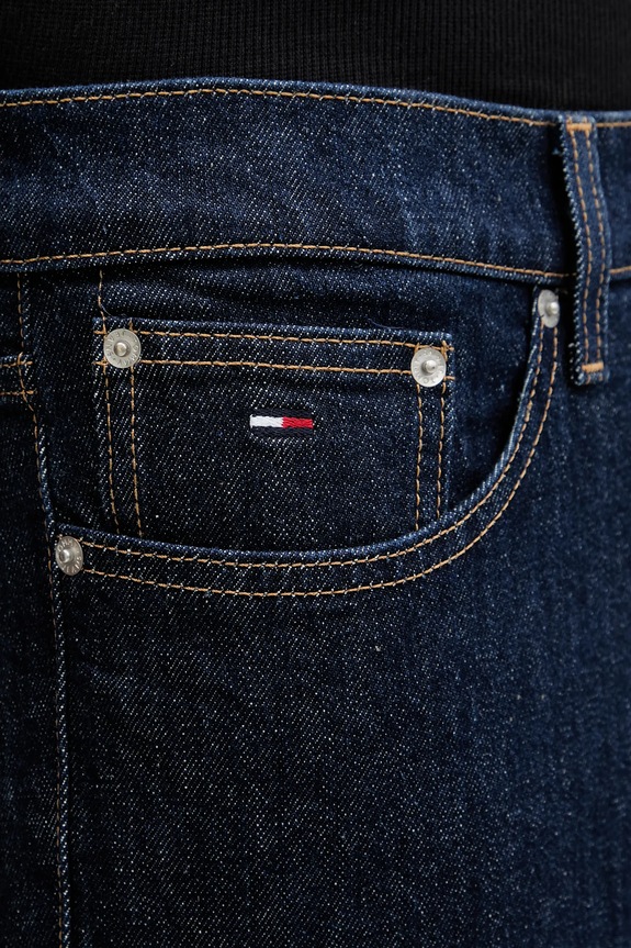 Rifle Tommy Jeans tmavomodrá DM0DM22716
