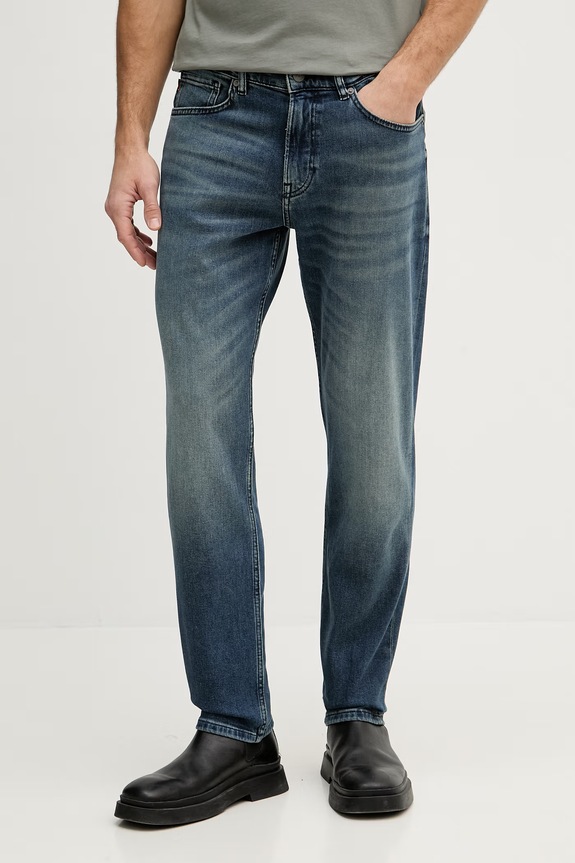 BOSS Orange jeansy regular męskie RE.MAINE BO niebieski 50555301