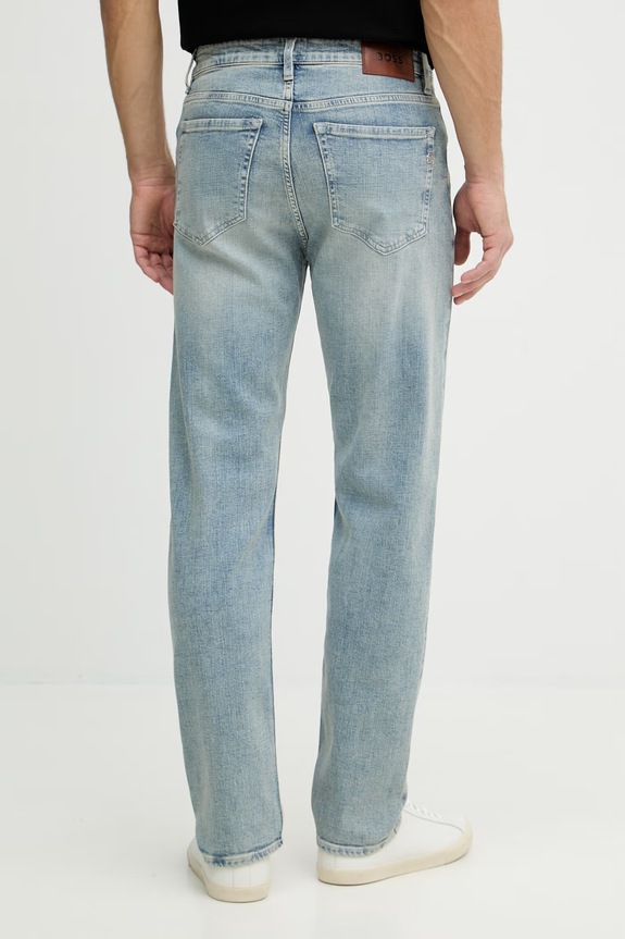 Odzież BOSS jeansy straight męskie C-OGDEN 50557373 niebieski