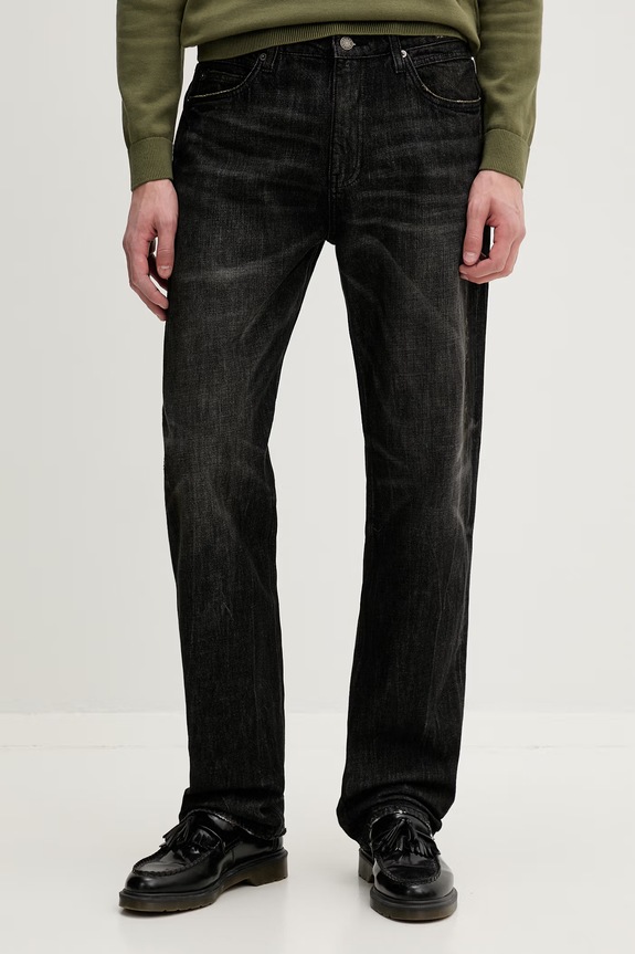 Τζιν παντελόνι Guess Originals μαύρο M6RA0U.D6691