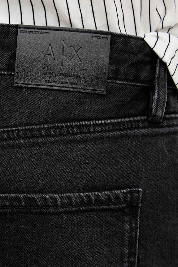 Armani Exchange jeans negru XM000049.AF21933