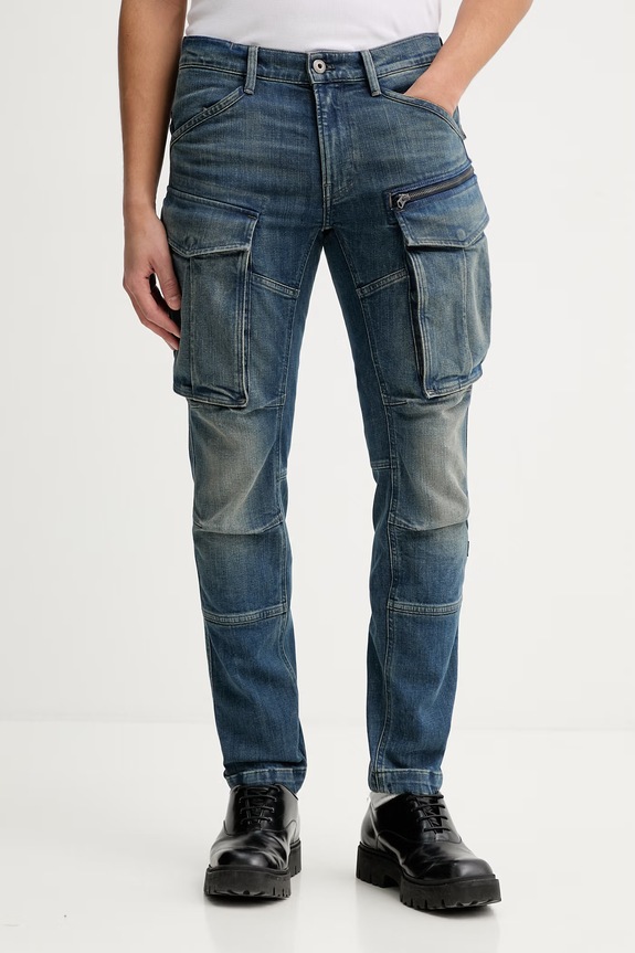 G-Star jeans Rovic zip 3d regular tapered denim albastru D23077.D498