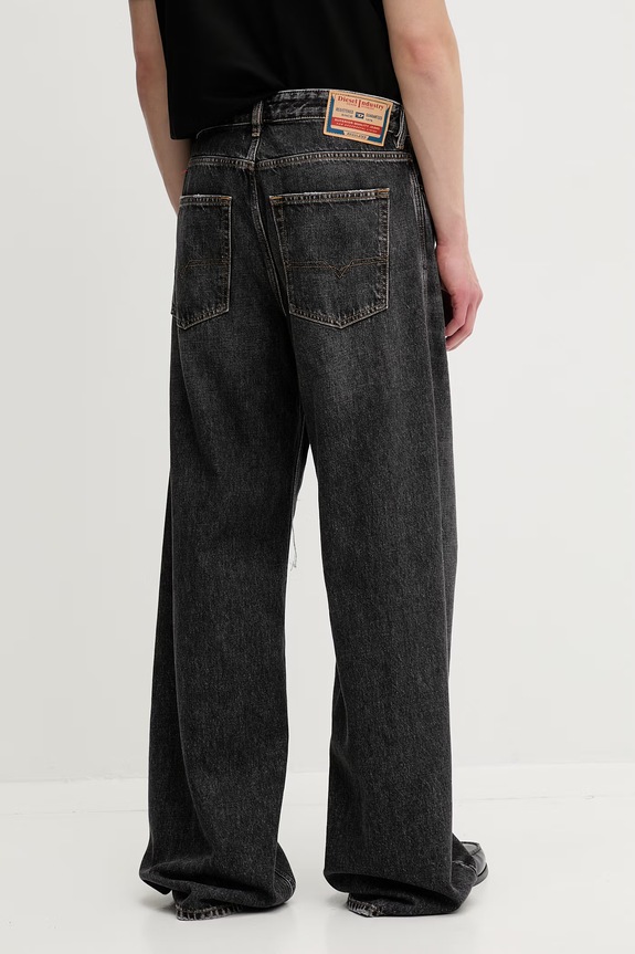 Odjeća Diesel relaxed fit traperice za muškarce D-RISEL L.32 A06370.007DN siva