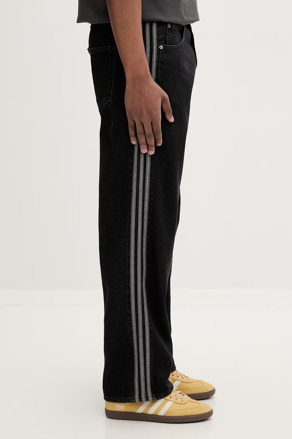 adidas Originals blugi regular pentru bărbați Firebird negru KD1497
