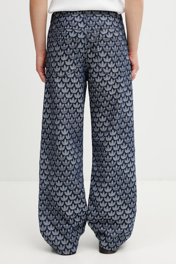 Îmbrăcăminte adidas Originals blugi straight pentru bărbați KD0399 albastru