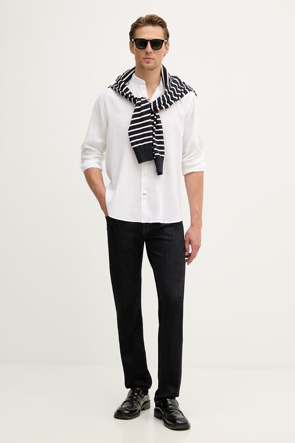 Hackett London jeansy męskie HM212515R granatowy SS26