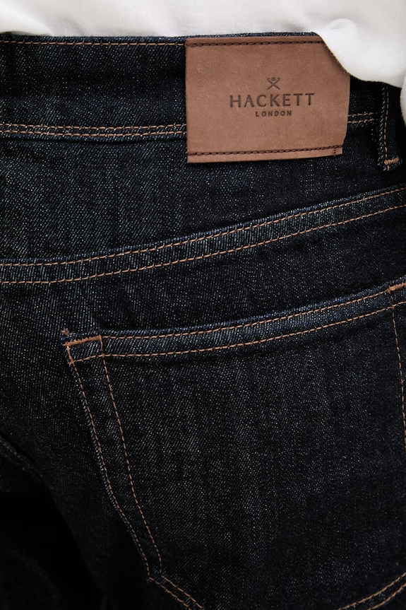 Hackett London jeansy męskie granatowy HM212515R
