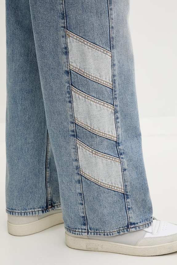 Τζιν παντελόνι adidas Originals KE0112 μπλε
