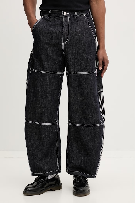 adidas Originals jeansy relaxed fit męskie granatowy KG6450