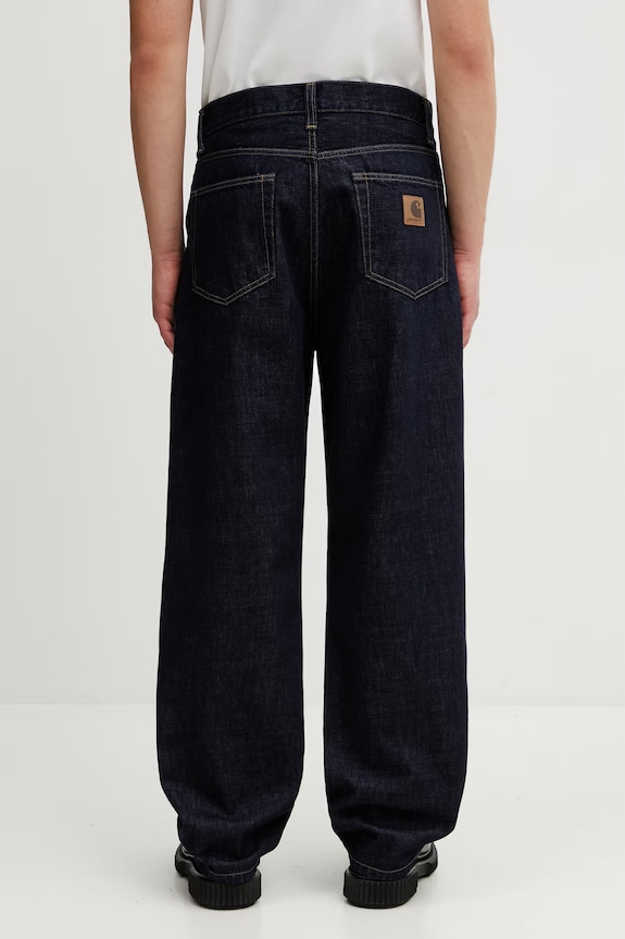 Oblečení Carhartt WIP Aaron Pant regular fit džíny pánské I036728.102 námořnická modř