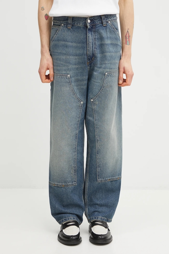 Traperice Carhartt WIP OG Double Knee Pant plava I036273.01B7