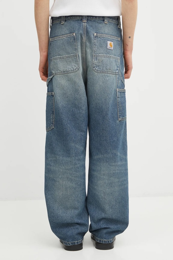 Одежда Джинсы Carhartt WIP OG Double Knee Pant I036273.01B7 голубой