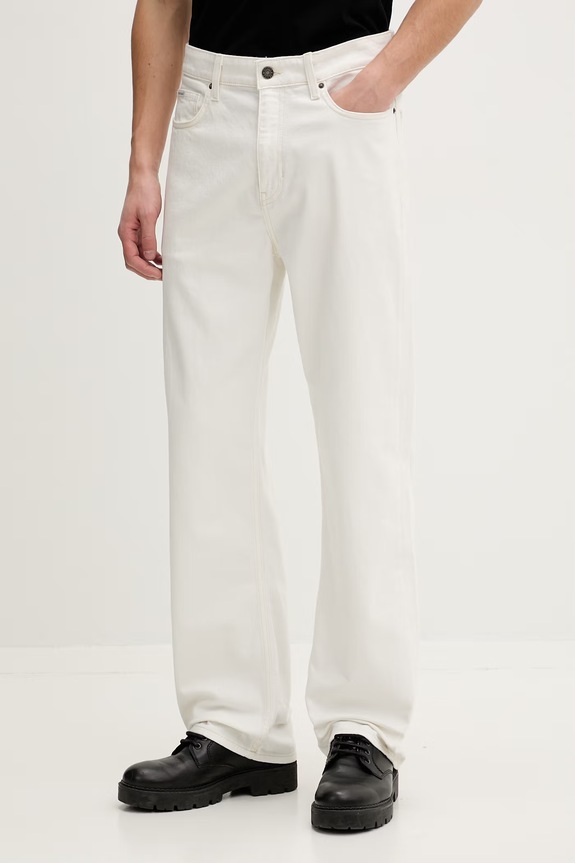 Τζιν παντελόνι Guess Jeans μπεζ M5GAB3.D5OC1