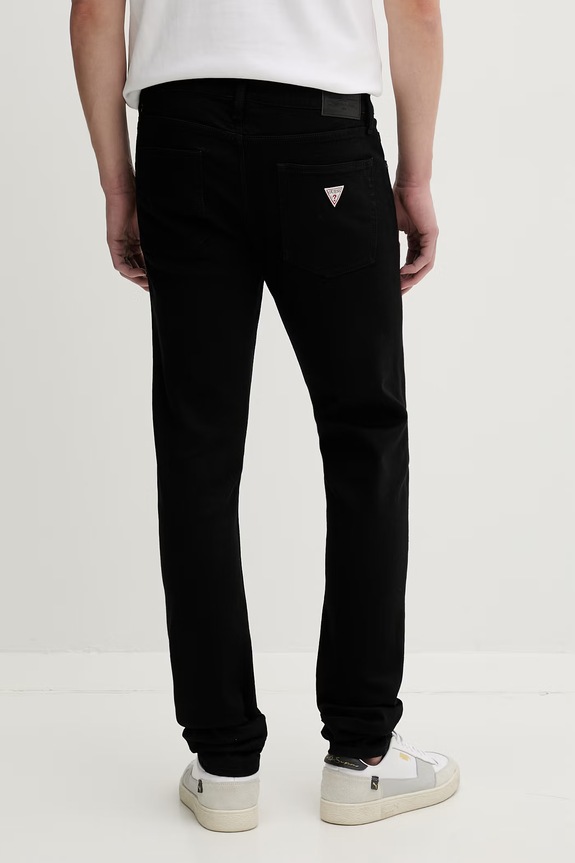 Odzież Guess Jeans jeansy skinny męskie M5YA0F.D6311 czarny