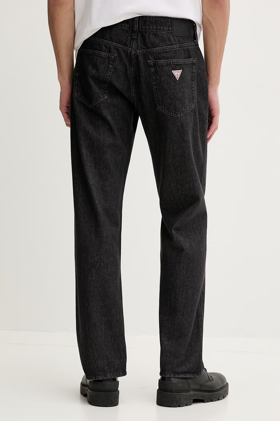 Ρούχα Τζιν παντελόνι Guess Jeans M5YA1B.D6571 μαύρο
