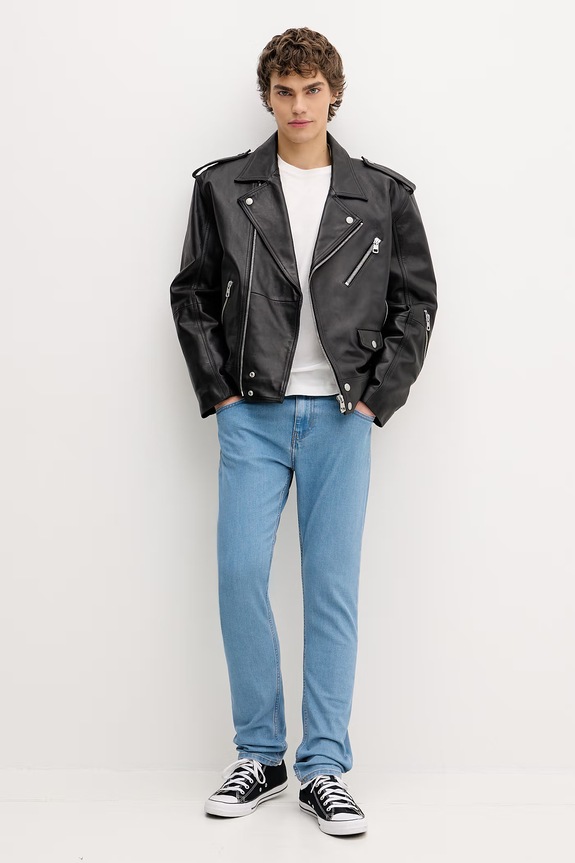 Guess Jeans rifle skinny pánske M6RA0F.D6324 modrá SS26
