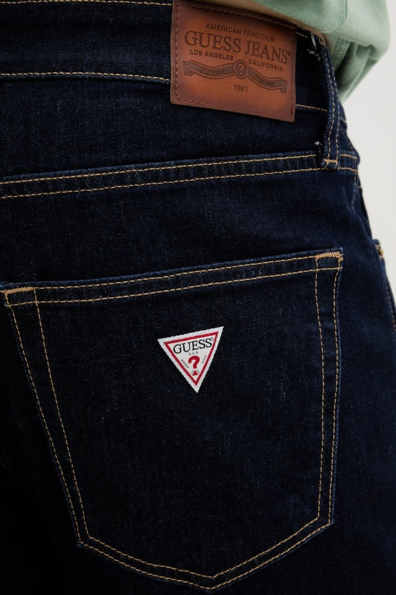 Guess Jeans muške slim fit traperice mornarsko plava M6RA1C.D6327