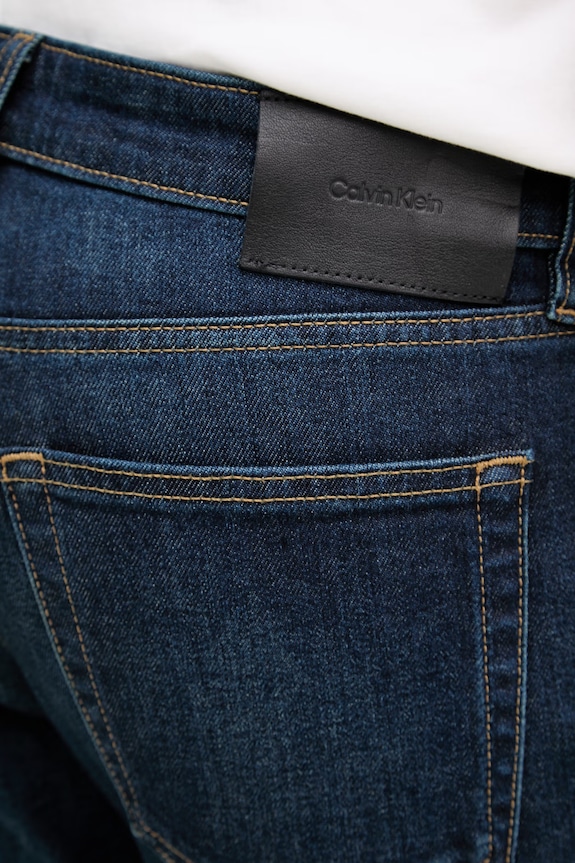 Calvin Klein rifle slim fit pánske tmavomodrá LV04RF931G
