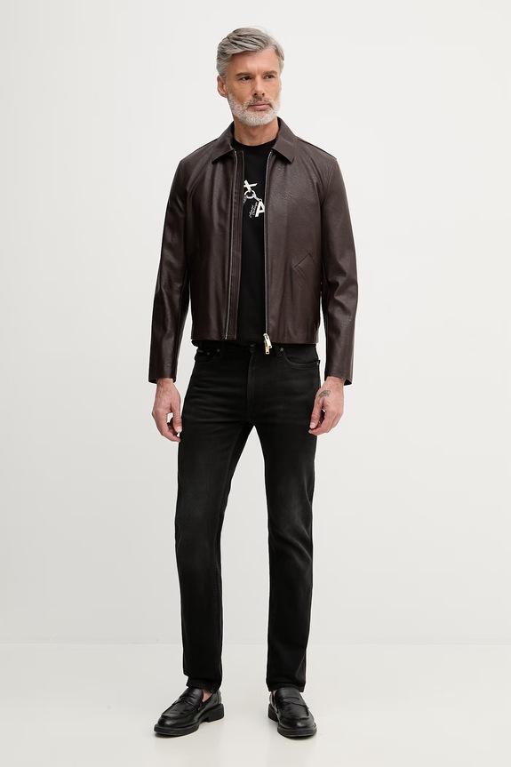 Calvin Klein Τζιν slim fit Ανδρικά LV04RF938G μαύρο SS26
