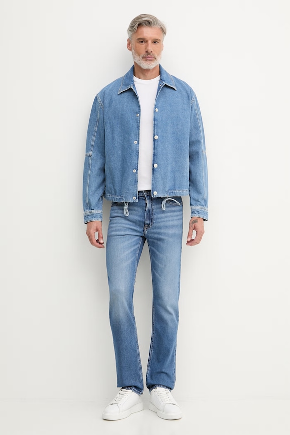 Calvin Klein rifle slim fit pánske LV04RF940G modrá SS26