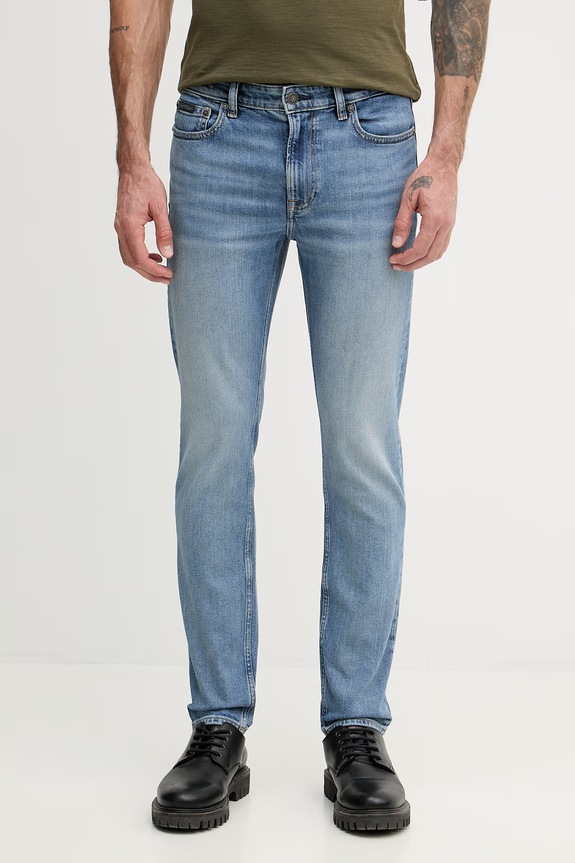 Calvin Klein τζιν slim fit Ανδρικά μπλε LV04RF950G