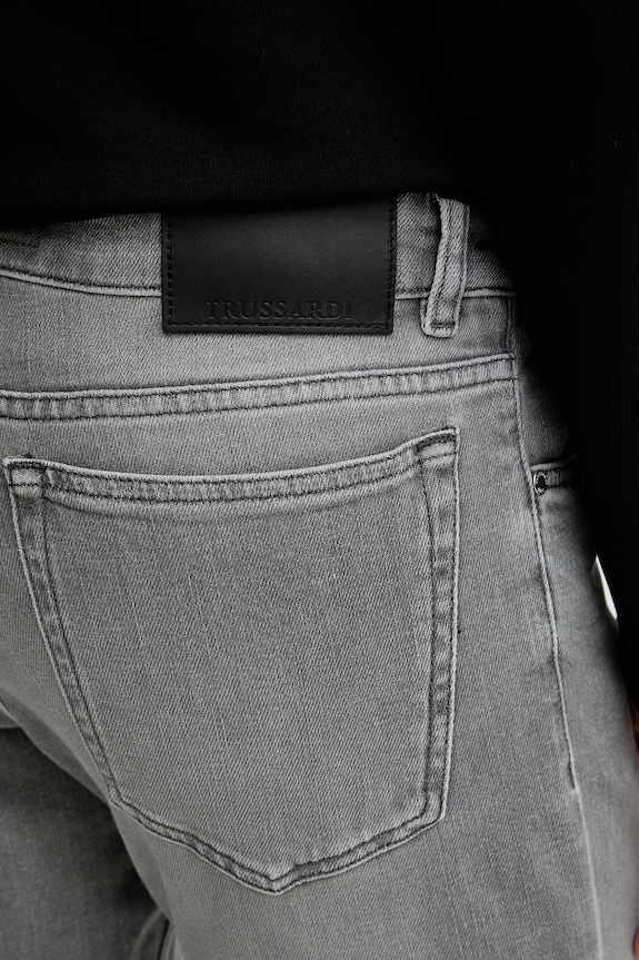 Trussardi blugi slim fit bărbați gri P400HB04838N
