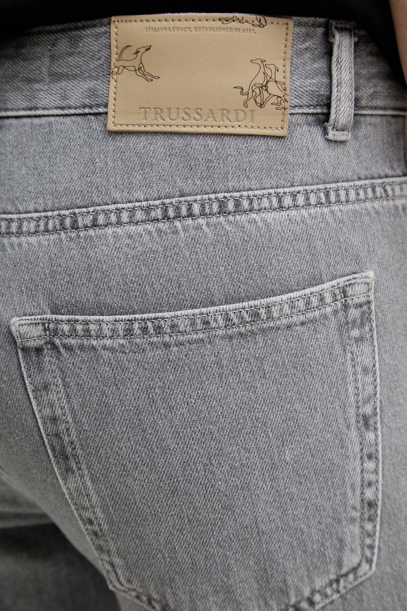 Τζιν παντελόνι Trussardi γκρί P404H804858N
