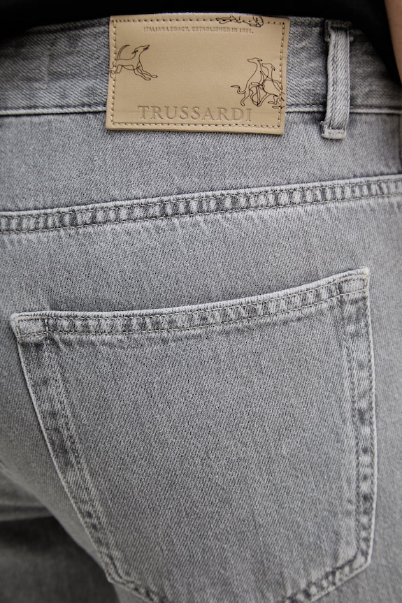 Τζιν παντελόνι Trussardi γκρί P404H804858N