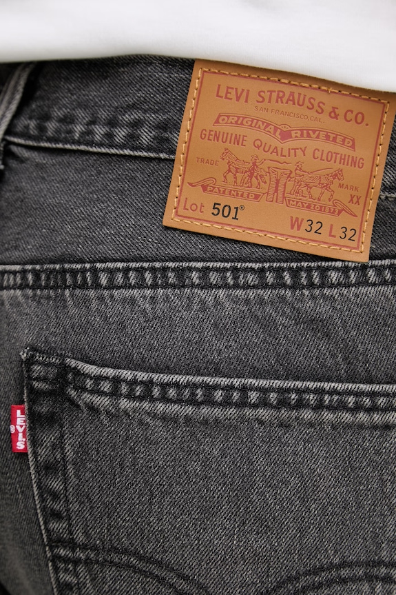 Levi's jeansy 501® LEVIS®ORIGINAL FIT szary 00501.3783
