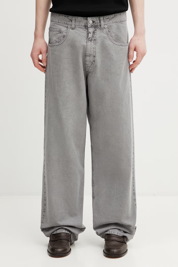 MM6 Maison Margiela джинсы прямые для мужчин серый SH0LA0036.M35736.854