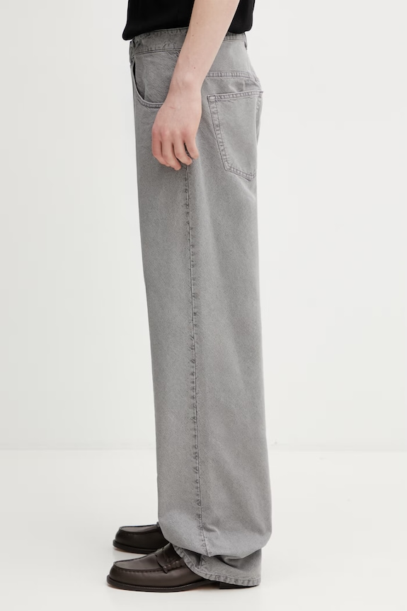 MM6 Maison Margiela джинсы прямые для мужчин SH0LA0036.M35736.854 серый SS26