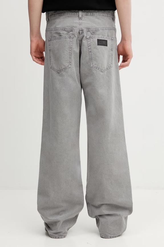 Odjeća MM6 Maison Margiela straight traperice za muškarce SH0LA0036.M35736.854 siva
