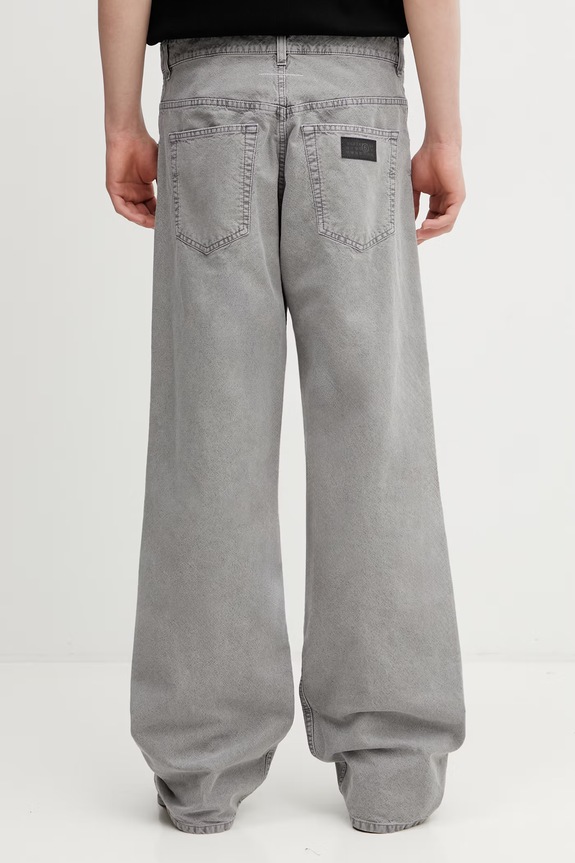 Одежда MM6 Maison Margiela джинсы прямые для мужчин SH0LA0036.M35736.854 серый