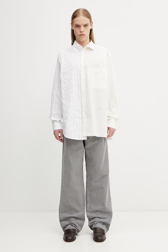 MM6 Maison Margiela kavbojke straight kroja moške SH0LA0036.M35736.854 siva