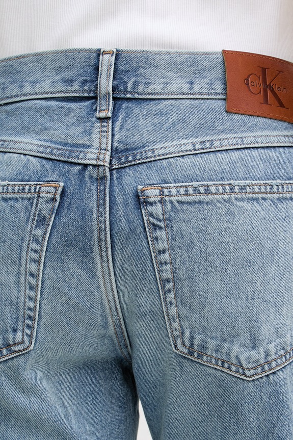 Calvin Klein Jeans rifle straight pánske modrá LV04RF725G