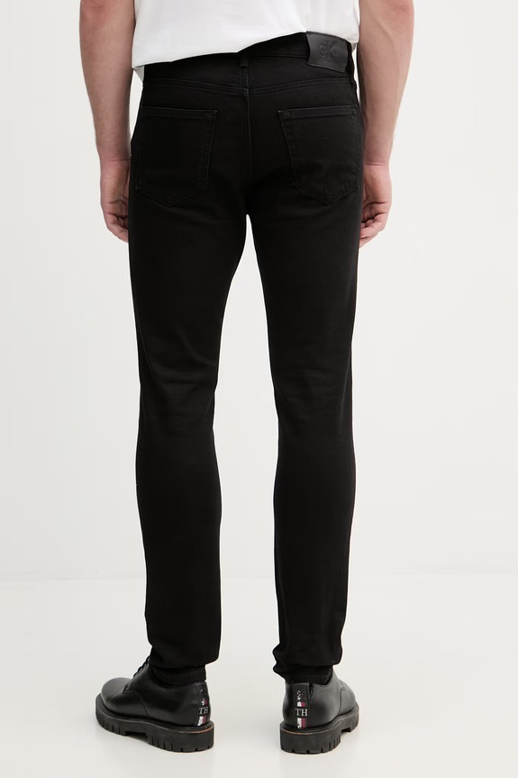 Oblečenie Calvin Klein Jeans rifle slim fit pánske LV04RF740G čierna