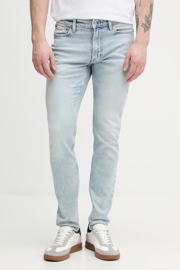 Calvin Klein Jeans rifle slim fit pánske modrá LV04RF741G