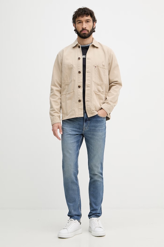 Calvin Klein Jeans rifle slim fit pánske LV04RF742G modrá SS26