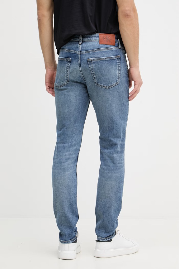Oblečenie Calvin Klein Jeans rifle slim fit pánske LV04RF742G modrá