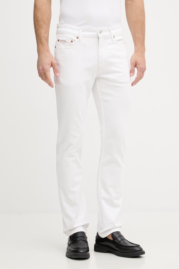 Calvin Klein Jeans rifle slim fit pánske biela LV04RF751G
