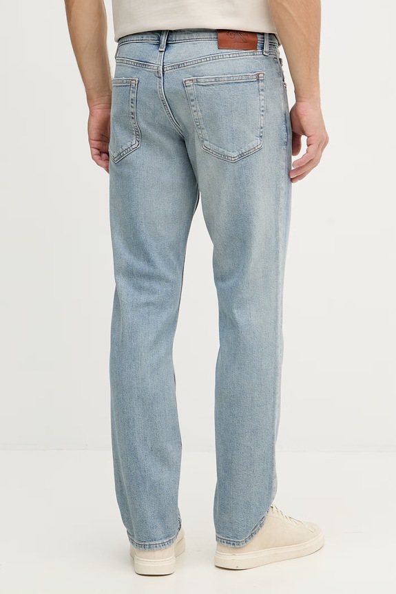 Oblačila Calvin Klein Jeans slim kavbojke moške LV04RF759G modra