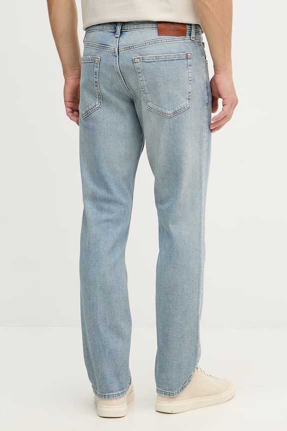 Oblačila Calvin Klein Jeans slim kavbojke moške LV04RF759G modra