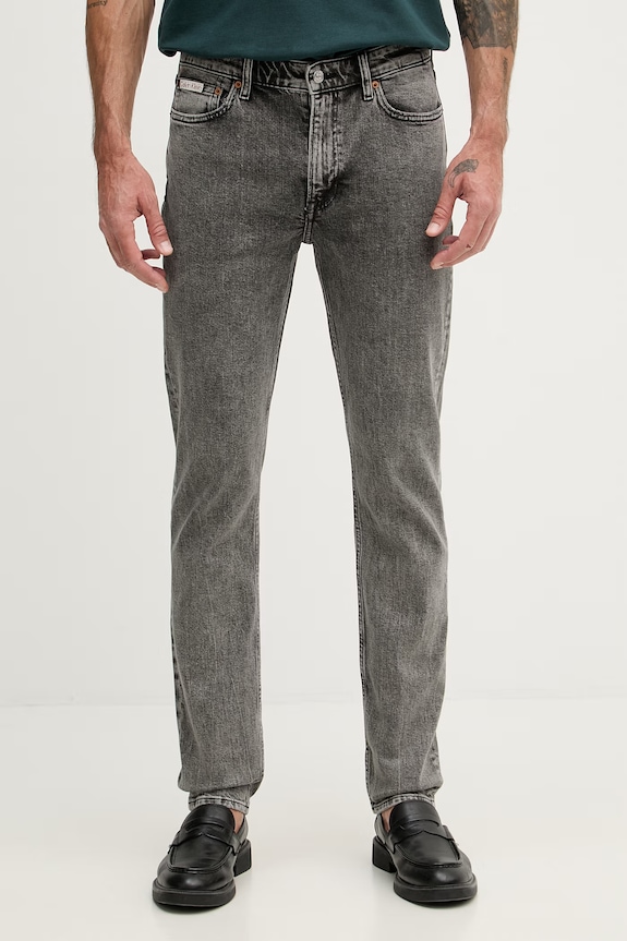 Calvin Klein Jeans rifle slim fit pánske sivá LV04RF928G