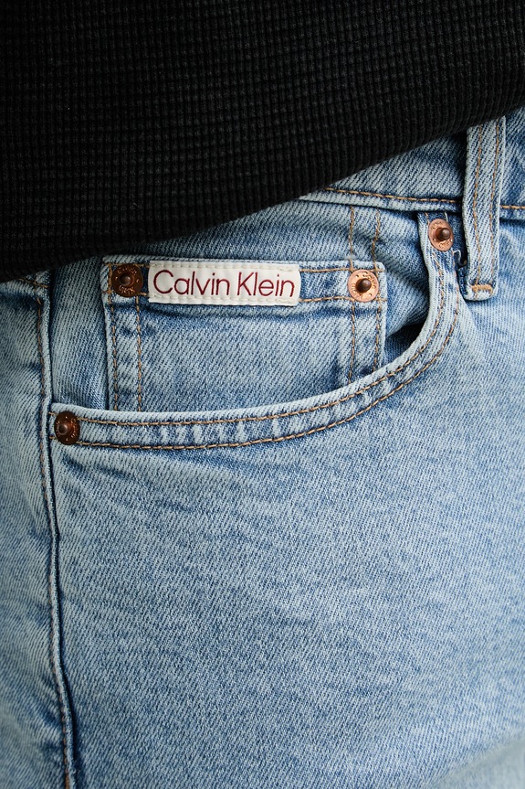 Îmbrăcăminte Calvin Klein Jeans blugi slim fit pentru bărbați LV04RF929G albastru