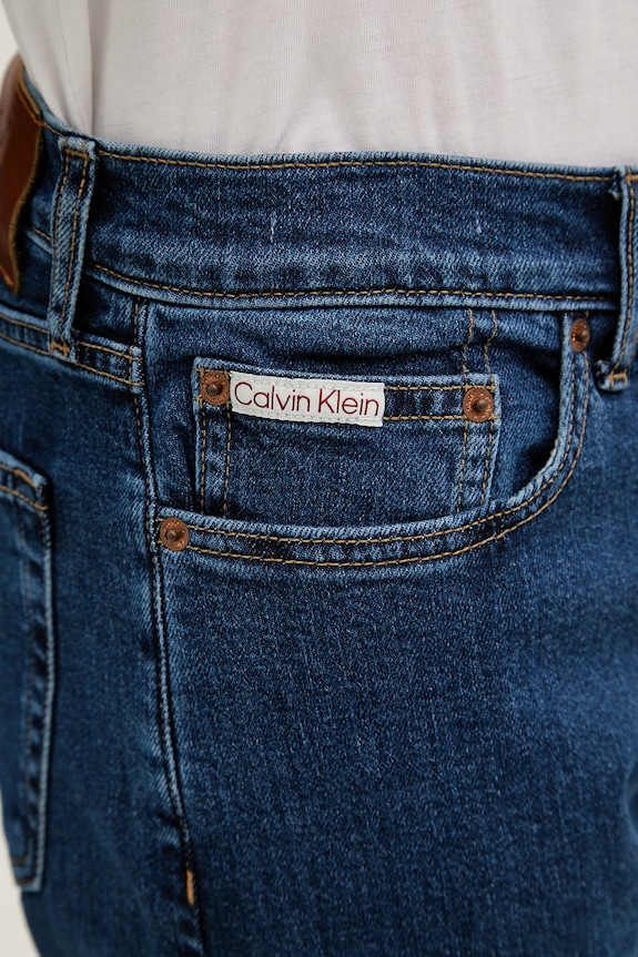 Calvin Klein Jeans jeansy slim fit męskie granatowy LV04RF948G