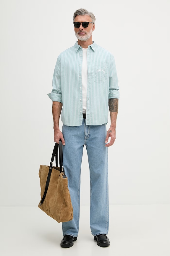 Calvin Klein Jeans rifle relaxed fit pánske LV04RF953G modrá SS26