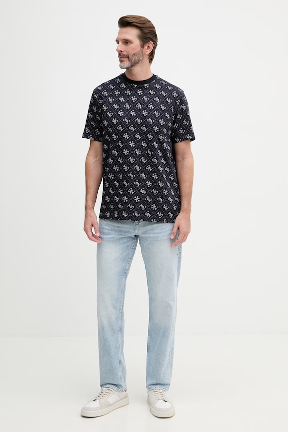 Lindbergh jeansy loose męskie 30.050003LID niebieski SS26