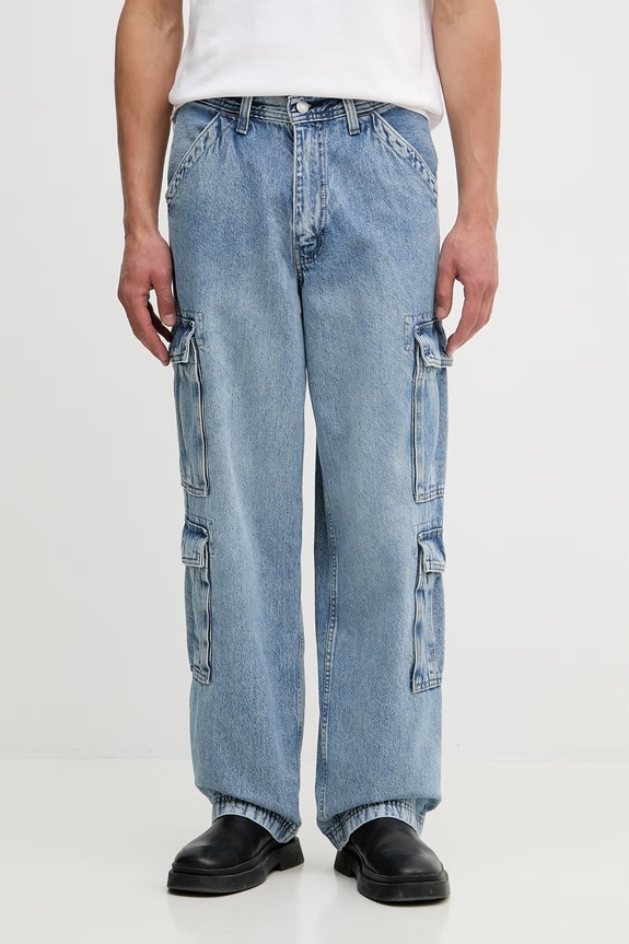 Levi's jeansy 578™ BAGGY CARGO niebieski 0057N.0002
