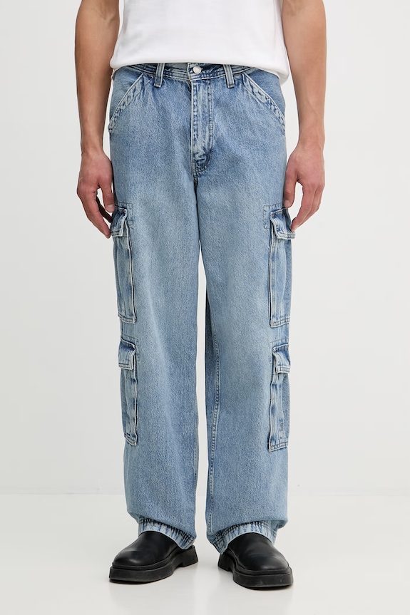 Levi's jeansy 578™ BAGGY CARGO niebieski 0057N.0002