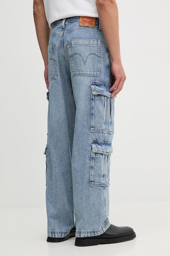 Odzież Levi's jeansy 578™ BAGGY CARGO 0057N.0002 niebieski